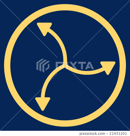 Swirl Arrows Rounded Icon Swirl Arrows Rounded Icon 21431201