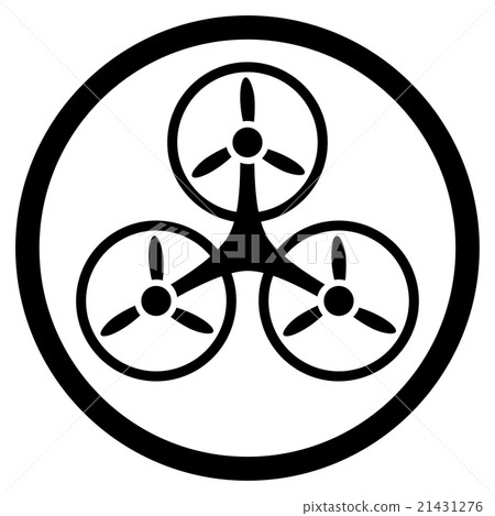 Tricopter Rounded Icon Tricopter Rounded Icon 21431276