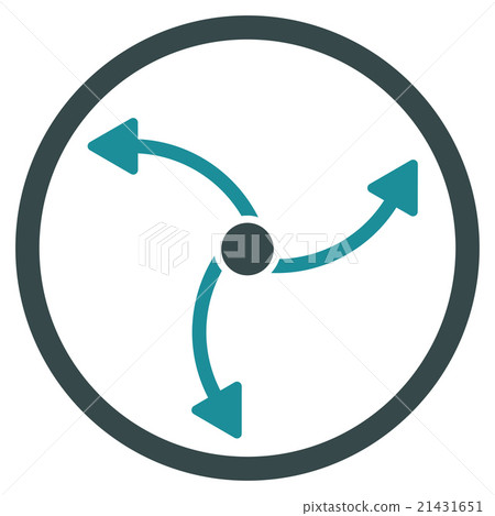 Swirl Direction Rounded Icon Swirl Direction Rounded Icon 21431651