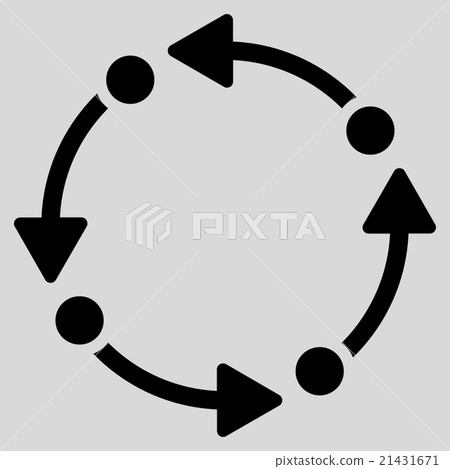 Rotate Flat Icon Rotate Flat Icon 21431671