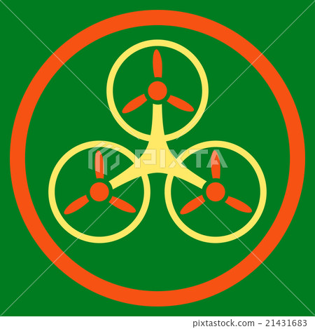 Tricopter Rounded Icon - Stock Illustration [21431683] - PIXTA