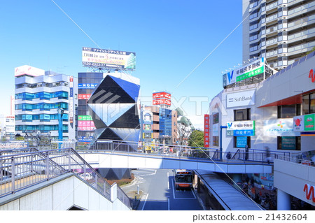 埼玉川越站東口站前的風景 埼玉川越站東口站前的風景 21432604