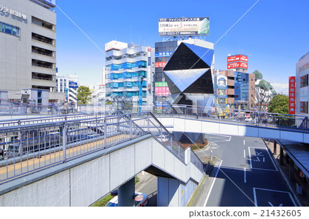 埼玉川越站東口站前的風景 埼玉川越站東口站前的風景 21432605