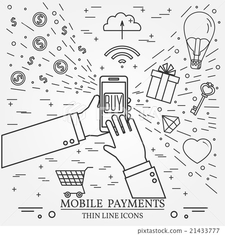Mobile payments using a smartphone. Mobile payments using a smartphone. 21433777