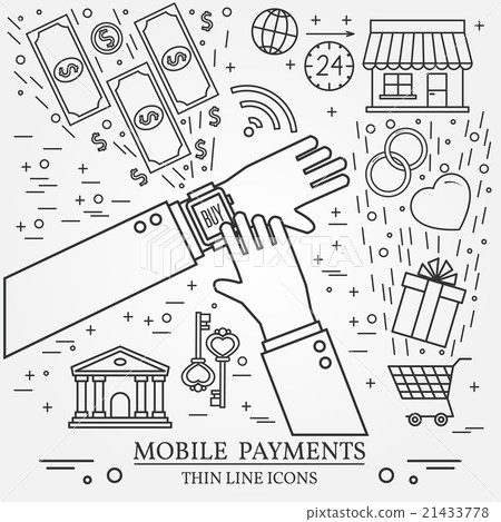 Mobile payments using a smart watch.  21433778