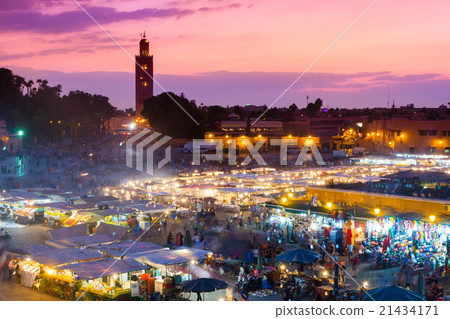 Jamaa el Fna, Marrakesh, Morocco. 21434171