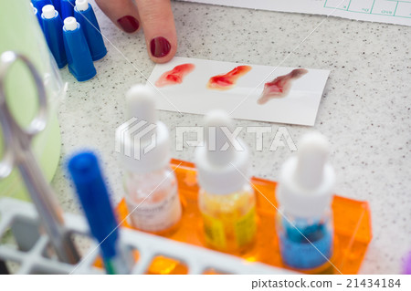 Blood type testing. 21434184