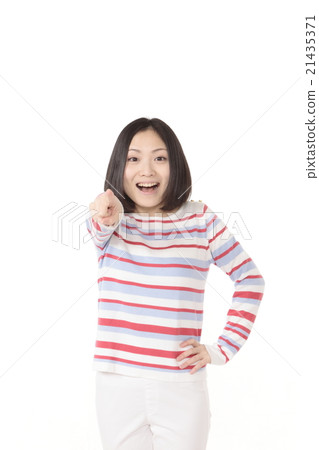 Young lady with inspiration pose Young lady with inspiration pose 21435371