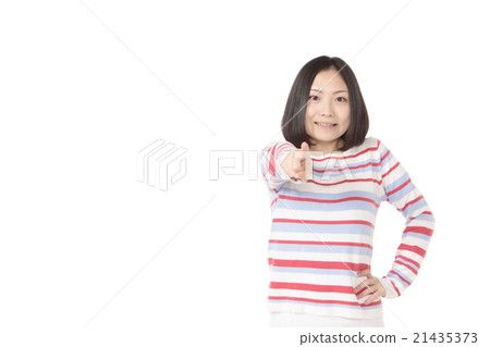 Young lady with inspiration pose 21435373