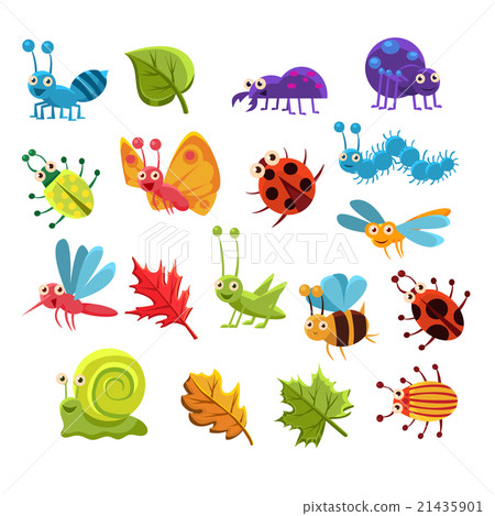 Insect And Leaves Collection Insect And Leaves Collection 21435901