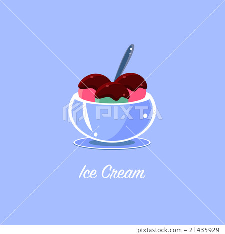 Ice Cream In Bowl Ice Cream In Bowl 21435929