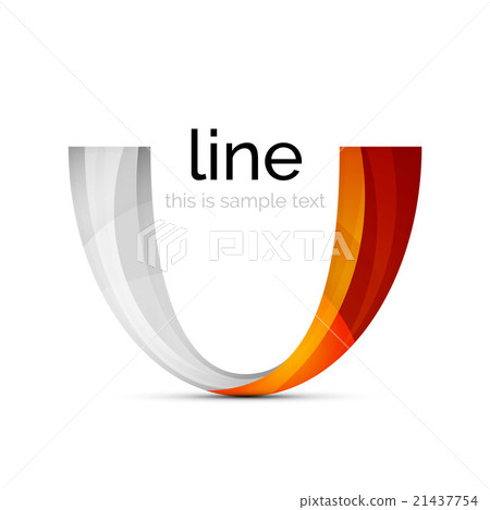 Swirl wavy ribbon, abstract concept Swirl wavy ribbon, abstract concept 21437754