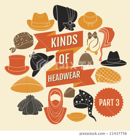 Kinds of headwear. Part 3. Kinds of headwear. Part 3. 21437756