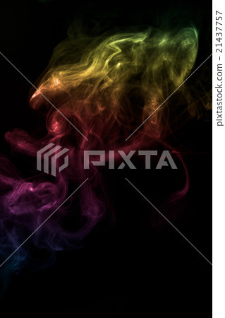 Smoke-shaped Monster,black background Smoke-shaped Monster,black background 21437757
