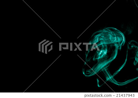Smoke-shaped Monster,black background 21437943
