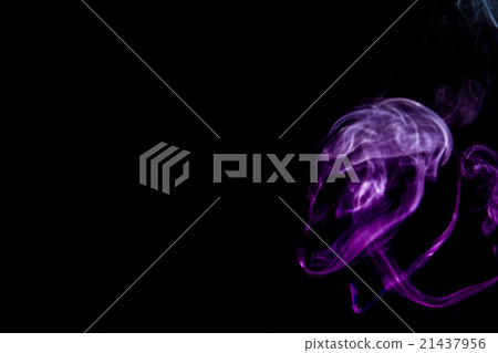 Smoke-shaped Monster,black background 21437956