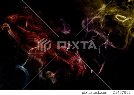 Smoke-shaped Monster,black background 21437992