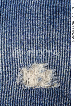 Jeans torn denim texture. 21438910