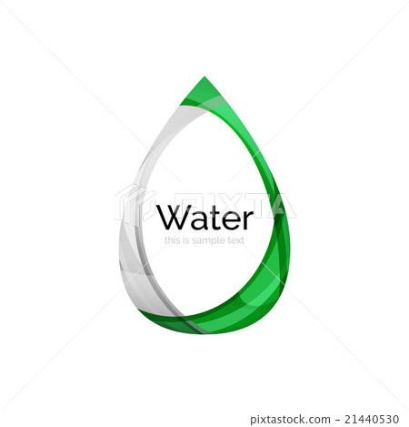 Abstract geometric water drop design Abstract geometric water drop design 21440530