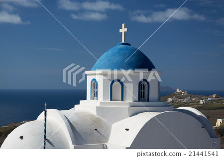 Church at Santorini, Greece Church at Santorini, Greece 21441541