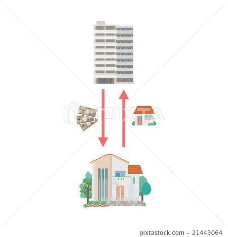 House loan illustration 21443064