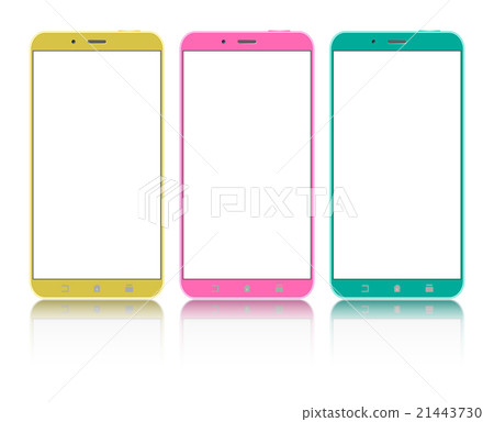Smartphone three color reflection 21443730