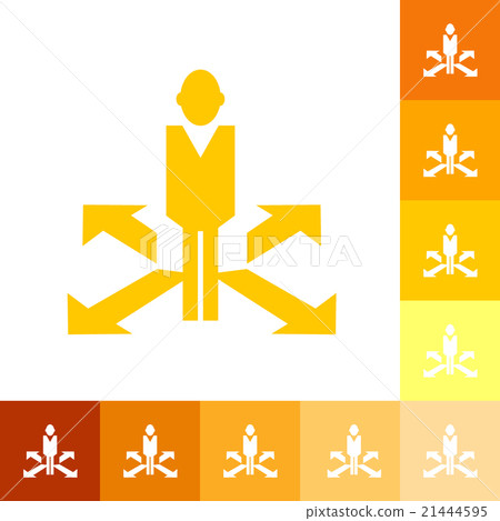 flat icon people arrow business theme flat icon people arrow business theme 21444595