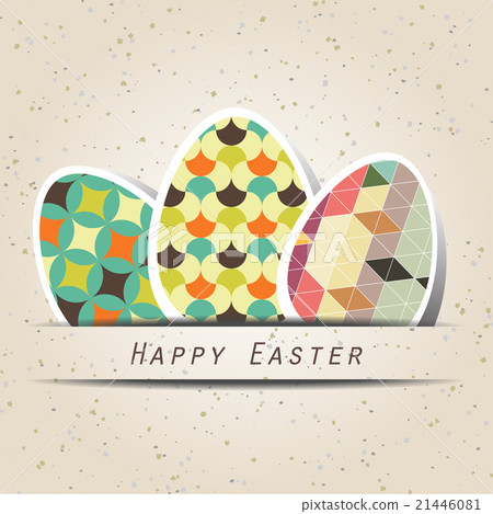 Easter background with easter eggs spring 21446081