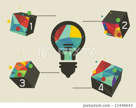 Vector idea Infographic template 21446643
