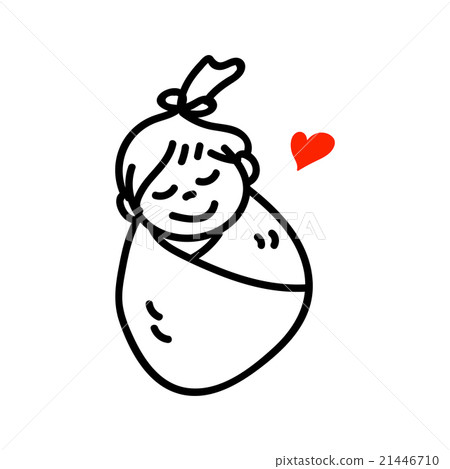 hand drawing cartoon happy baby hand drawing cartoon happy baby 21446710