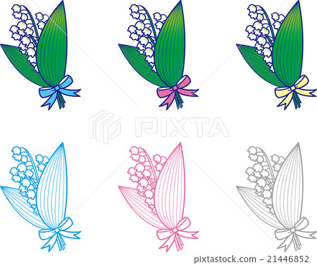 Suzuran花束用絲帶6圖案·粉紅絲帶藍絲帶黃絲帶 21446852