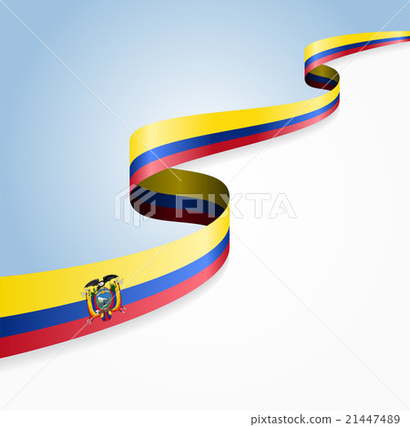 Ecuadorian flag background. Vector illustration. 21447489