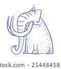 Cartoon funny Mammoth 21448458