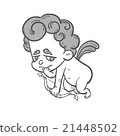 Funny flying Cupid  21448502