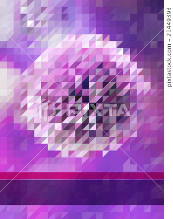 Violet background with triangle and stripe 21449393