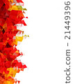 Red triangle pattern with white space background 21449396