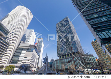 Nagoya Ekimae city scenery JR Central Towers and Dai Nagoya Building 21449512