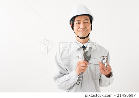 Men with faucets and spanners Men with faucets and spanners 21450697