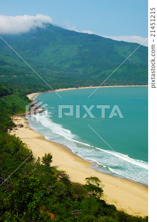 landscape, beach, Vietnam, seaside, eco, green 21451215