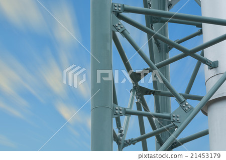 Steel structure of the column stack. Steel structure of the column stack. 21453179