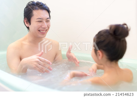 父母和小孩 親子 洗澡 21454623