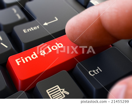 Find a Job - Written on Red Keyboard Key. Find a Job - Written on Red Keyboard Key. 21455299