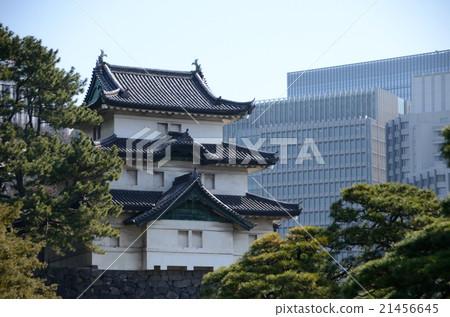Fujimi turret and skyscrapers 21456645