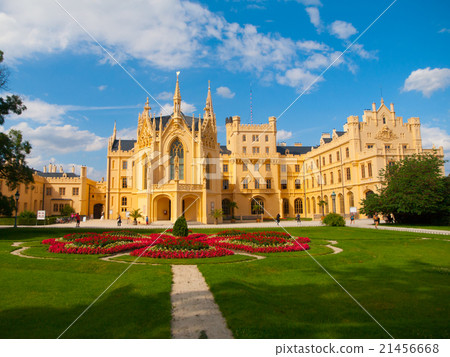 Lednice Chateau on summer day 21456668