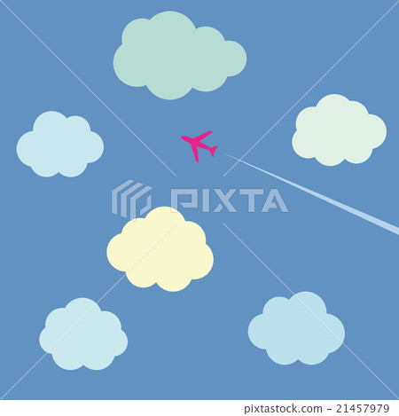 飛機雲 飛機雲 21457979