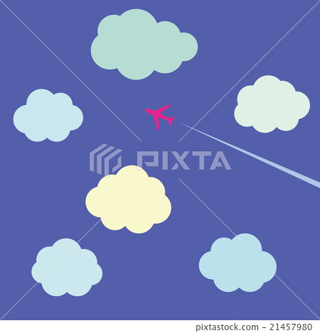 Airplane cloud Airplane cloud 21457980