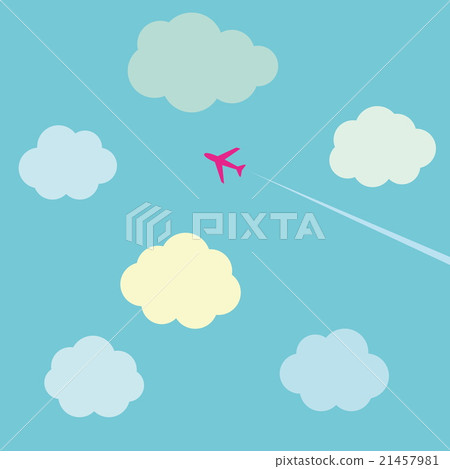 Airplane cloud Airplane cloud 21457981
