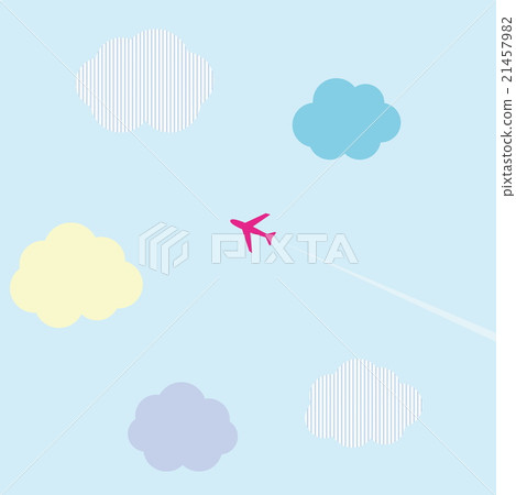 飛機雲 飛機雲 21457982