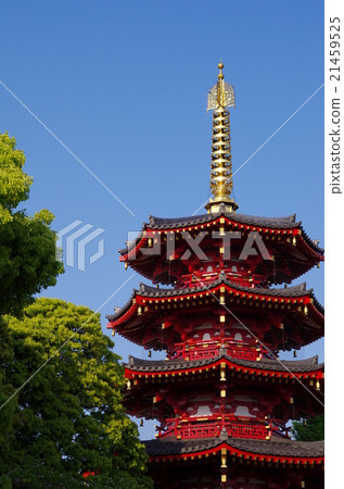 Kawasaki Daigaku octagonal five-storied pagoda 21459525