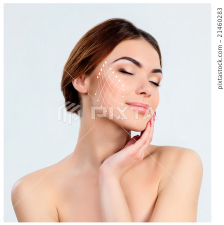 Young female with clean fresh skin 21460283